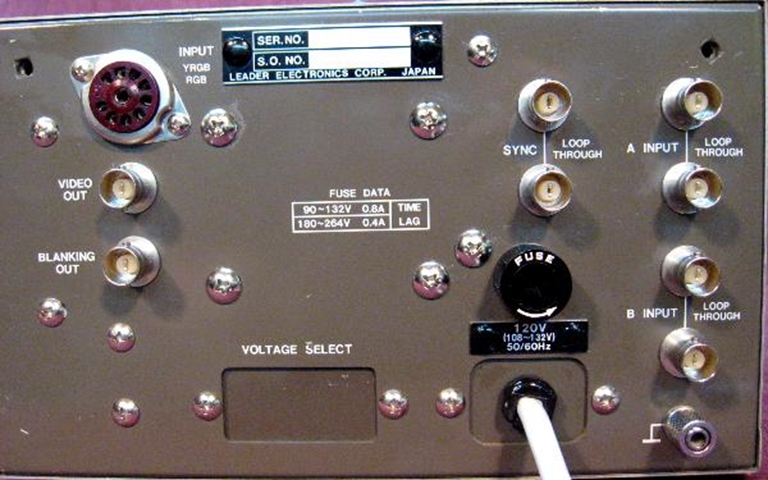 Afbeelding van Leader LBO5860H Portable Wave Form Monitor