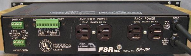 Picture of FSR SP-3R Rack Power Switcher