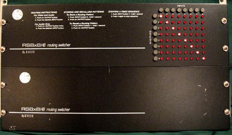 Afbeelding van Knox Video Model RS8x8 HB Router