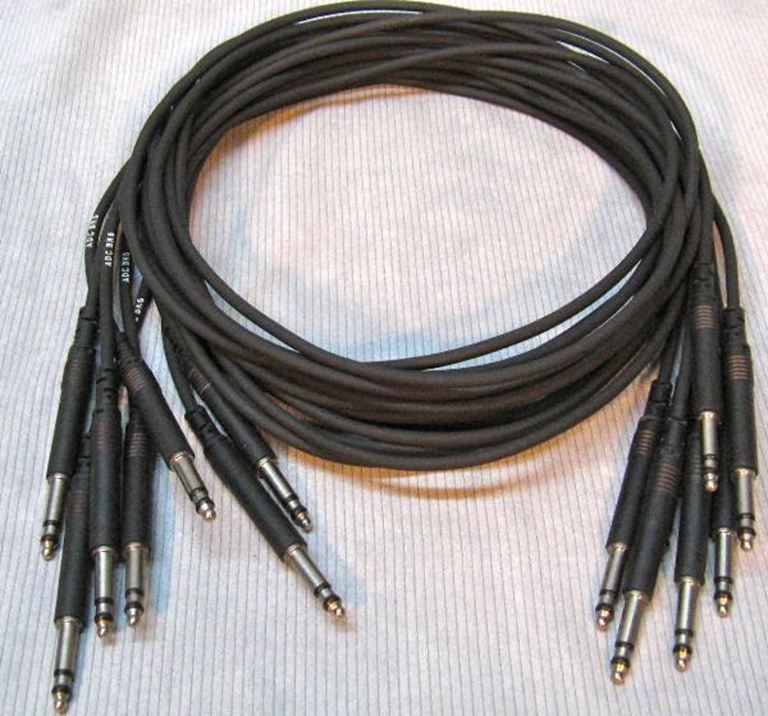 Image sur ADC 6', 1/4" Nickel, Black TRS Longframe Patch Cable