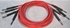 Image sur ADC 6', 1/4" Nickel, Red TRS Longframe Patch Cable