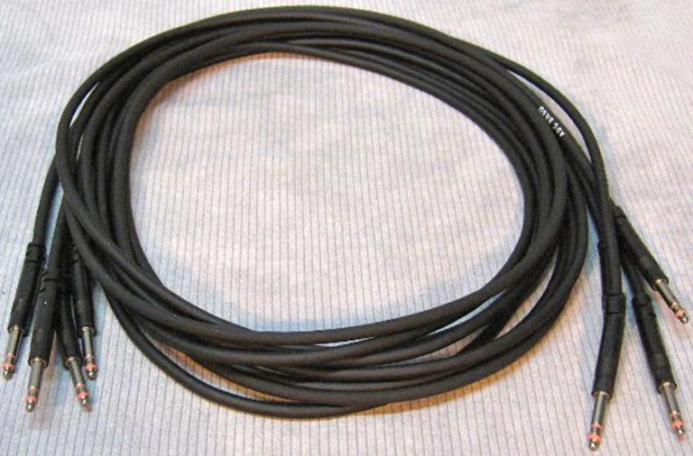 Afbeelding van ADC 6', Black TT (Bantam) Nickel Patch Cable