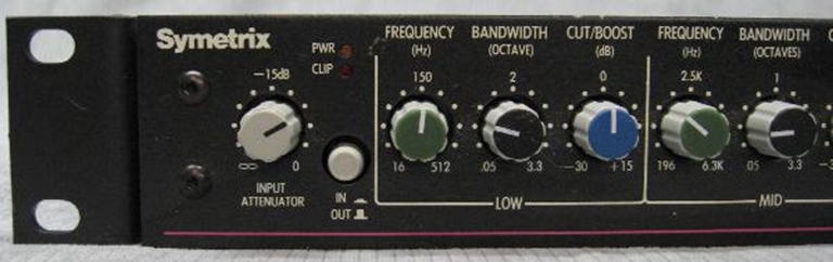 Image sur Symetrix SX201 (Pair) Parametric EQ