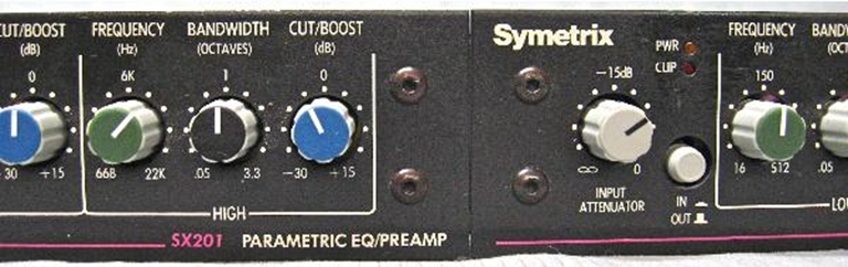 Image sur Symetrix SX201 (Pair) Parametric EQ
