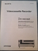 Afbeeldingen van Sony UVW-1800/1800P Operation Instructions