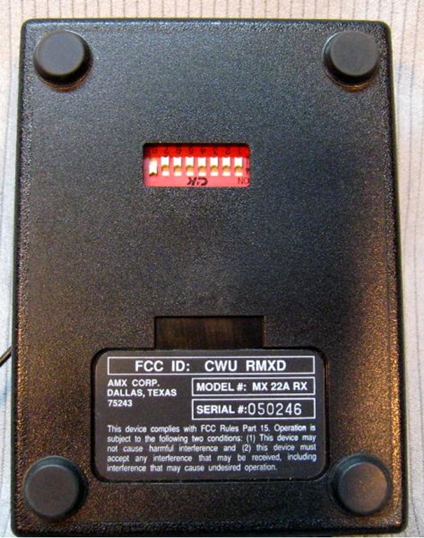 Image sur AMX MX22AT Remote Control 