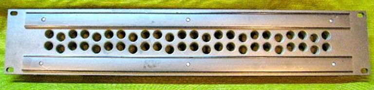 Afbeelding van Blank Patch Panels Audio Accessories 20 position RGB