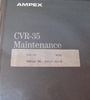 Afbeeldingen van Ampex CVR-35 Maintenance Manual Volume 1