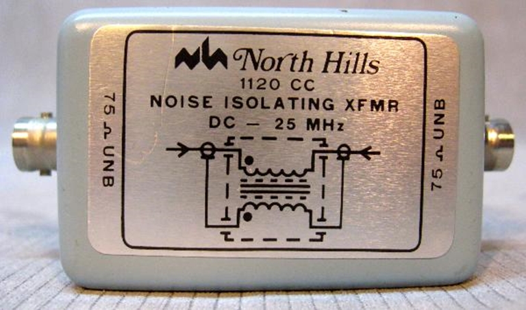 Afbeelding van North Hills Electronics 1120CC, Inc. Noise Isolation Transformer
