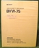 Afbeelding van Sony BVW-75 Maintenance Manual Volume 2 6th Edition (Revised 5)