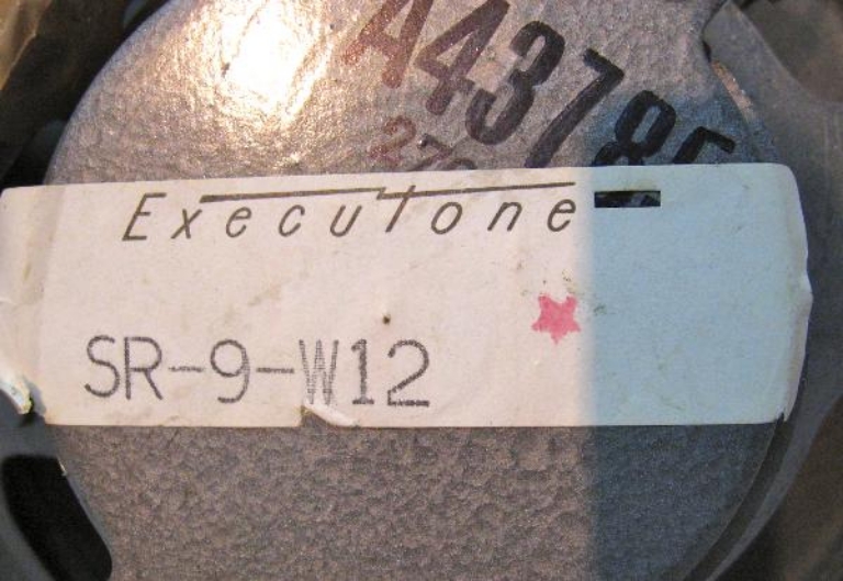 Afbeelding van Executone SR9W12W15 Coaxial PA speaker
