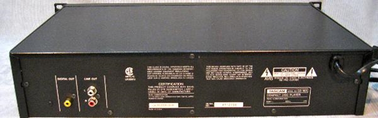 Image sur Tascam CD-160 CD player