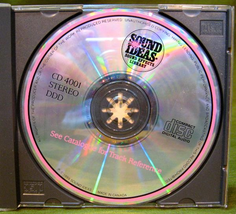 Afbeelding van Sound Ideas Sound Effects Library 4000 Series CDs