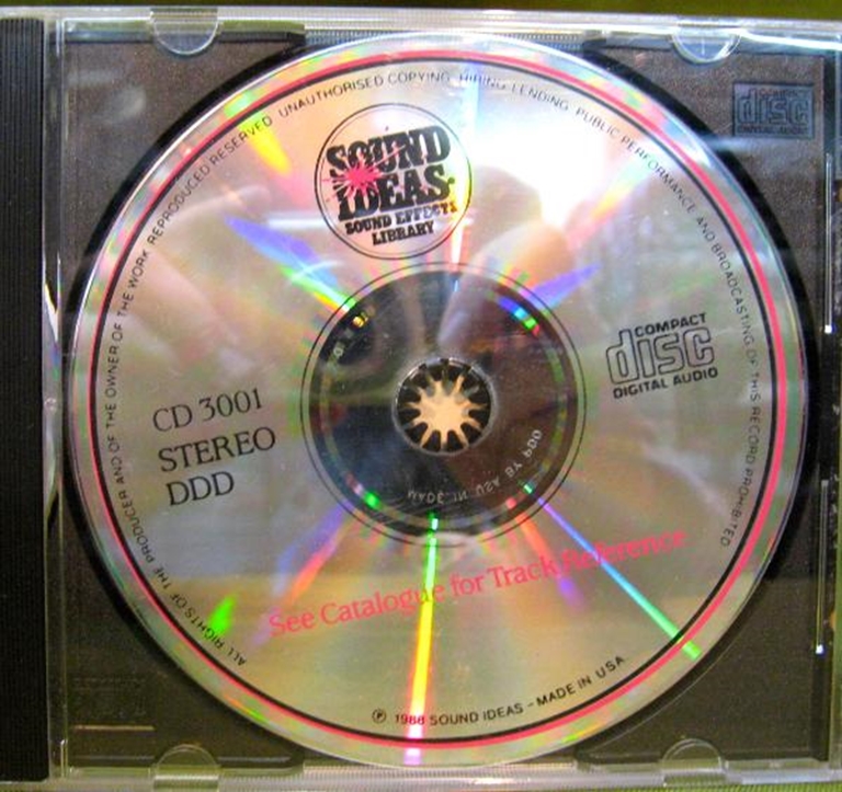 Afbeelding van Sound Ideas Sound Effects Library 3000 Series CDs
