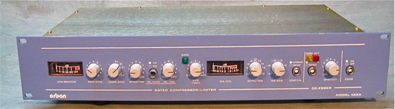 Afbeelding van Orban 422A MONO Limiter/DeEsser sn1446660.