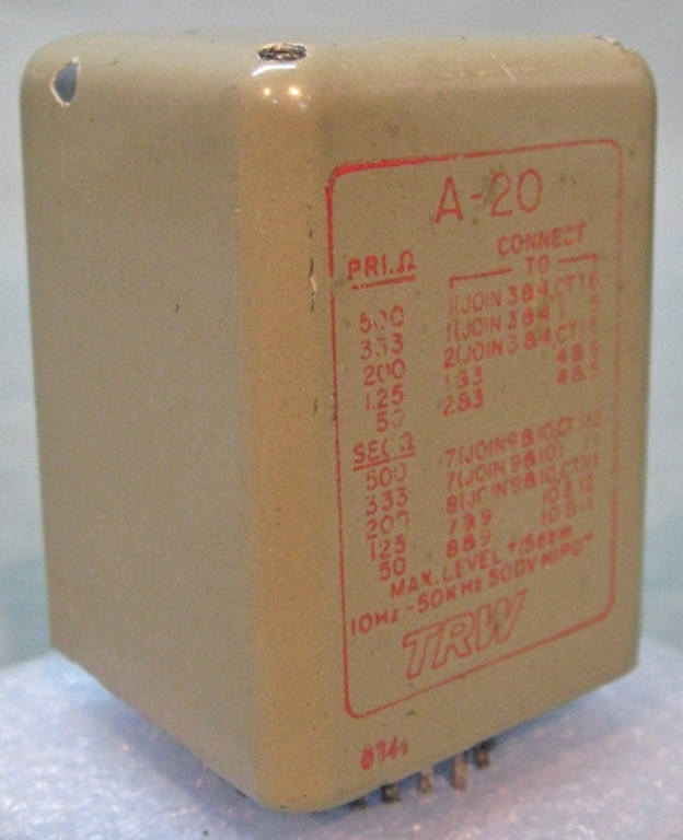 Afbeelding van UTC TRW A-20 Input Transformer, #2