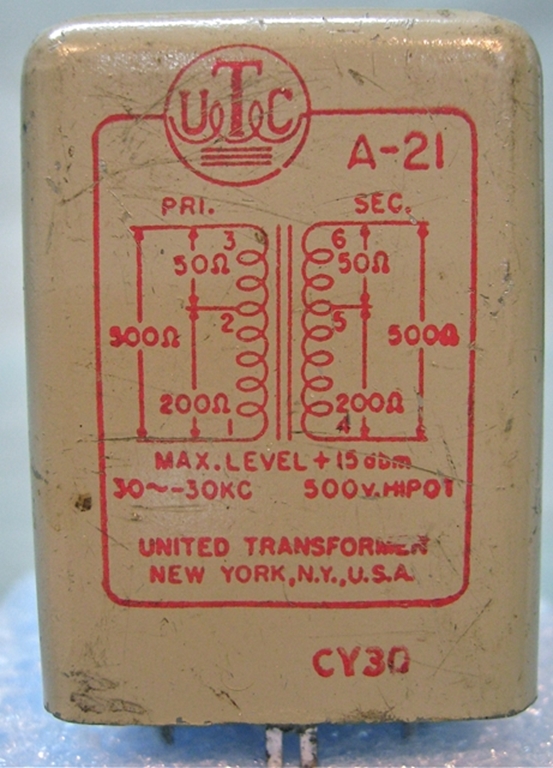 Afbeelding van UTC  A-21 Matching Transformer
