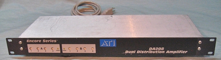 Afbeelding van ATI DA208 Dual Distribution Amplifier, sn55950