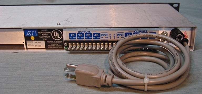 Afbeelding van ATI DA208 Dual Distribution Amplifier, sn55950