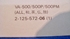 Afbeelding van Sony VA-500 Maintenance Manual 1st Edition (Revised 5)