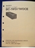 Afbeelding van Sony BC-1WD/1WDCE Operation and Maintenance Manual 1st Edition (Revised 1)