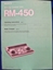 Image de Sony RM-450 Operation Manual pn3-786-085-21(1)