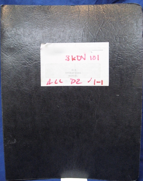 Afbeelding van Sony BKDV-101 Operations Manual.