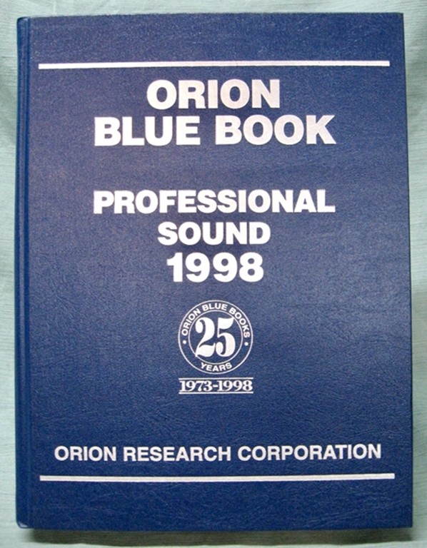 Image sur Orion Blue Book: 1998 Professional Sound