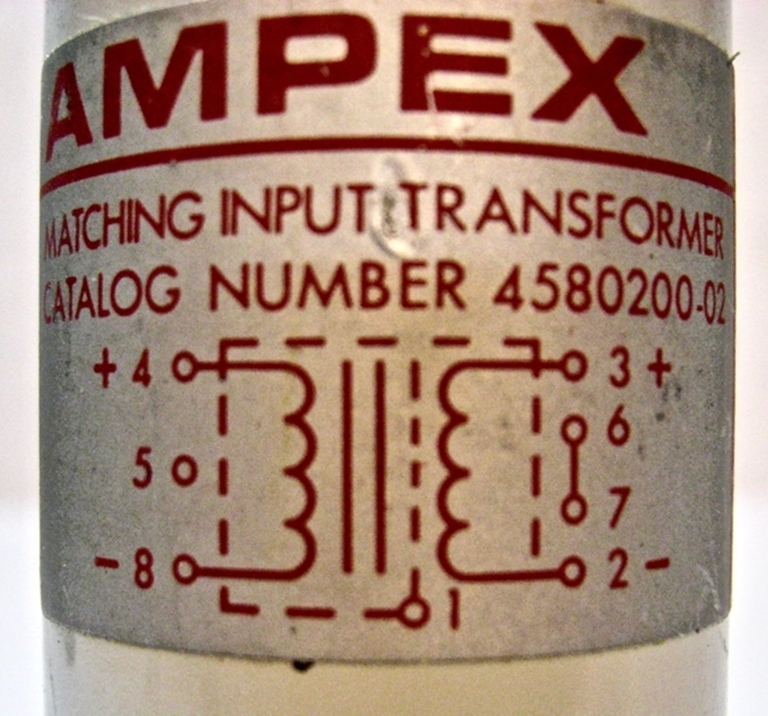 Image sur Ampex Balanced Matching Input transformer pn 4580200-02