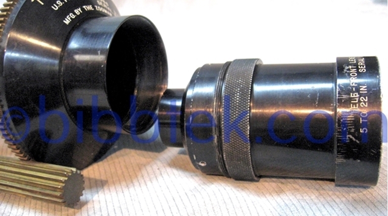 Image sur Zoomar Television Lens, by Dr. Frank Back, serial number 40.