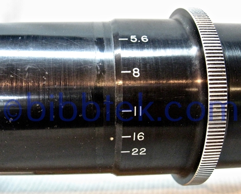 Image sur Zoomar Television Lens, by Dr. Frank Back, serial number 40.