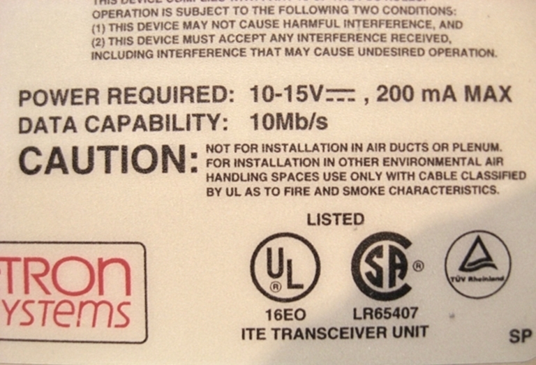 Image sur Cabletron Systems TPT 92 Series