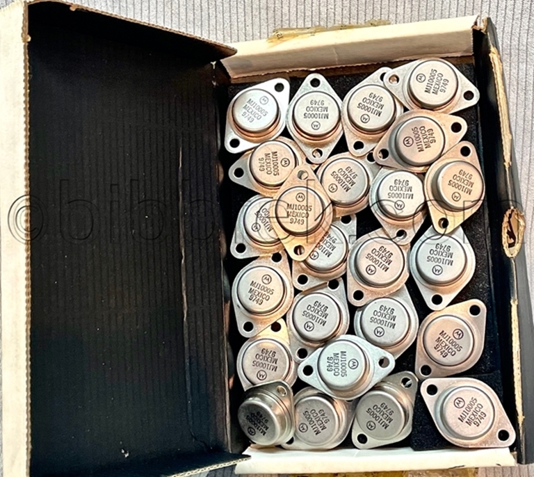 Afbeelding van Motorola  MJ10005 Transistors, NOS. price per pair.