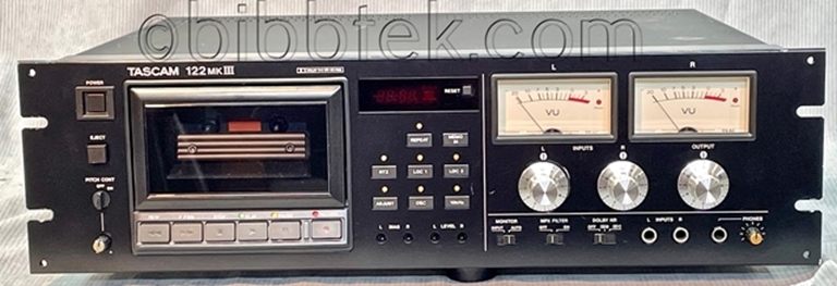 Afbeelding van Tascam 122 MKIII, Balanced I/O,sn 210203, SOLD..