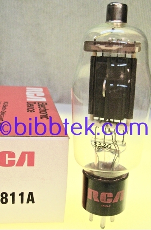 Afbeelding van RCA 811A Transmitter tube #0114, NOS.  Sold out.