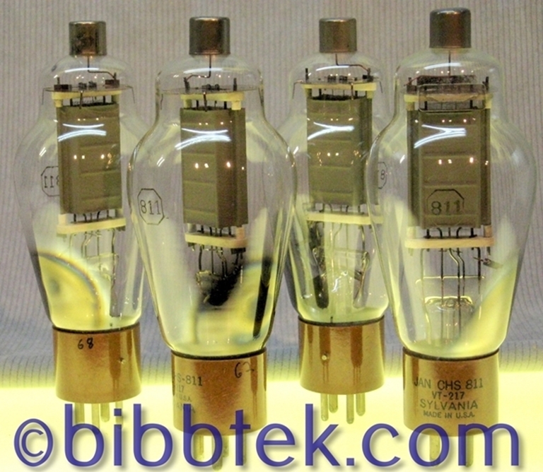 Afbeelding van JAN CHS 811, VT-217 tubes, Sylvania, NOS. SOLD OUT.
