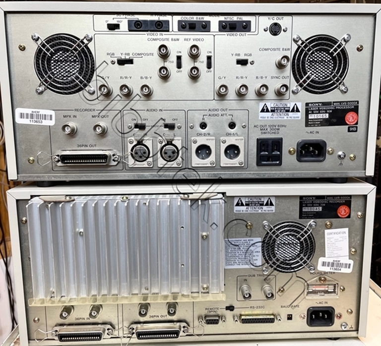 Afbeelding van Sony LVR5000 Laser DIsk recording system with Blank  Media.