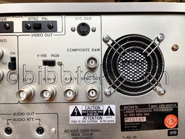 Afbeelding van Sony LVR5000 Laser DIsk recording system with Blank  Media.
