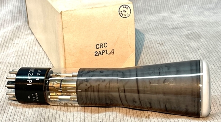 Afbeelding van RCA JAN CRC 2AP1 CRT tube.