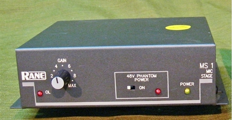 Afbeelding van Rane MS-1 Mic Preamplifier, sn089322.