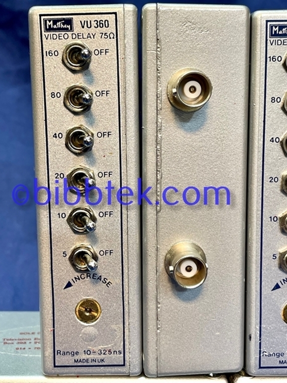 Picture of Matthey Video Delay VU360, 10 to 325 ns.