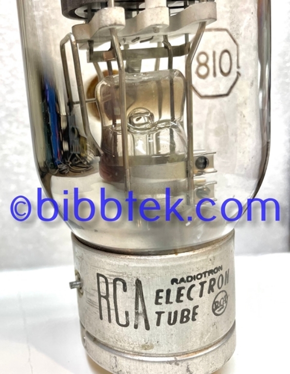 Picture of RCA 810 vacuum tube, Unboxed, NOS. Reduced Price!