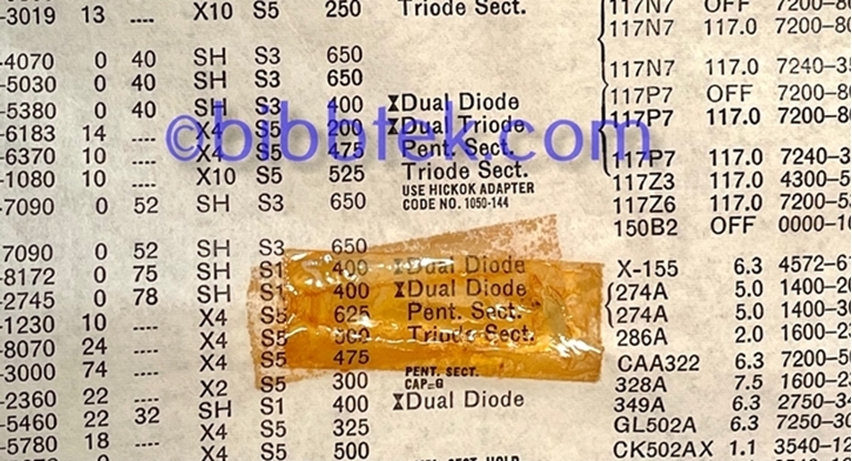 Afbeelding van HIckok Roll Chart models 752-752A