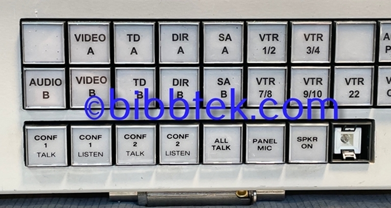 Afbeelding van RTS Model 848 Intercom master stations.