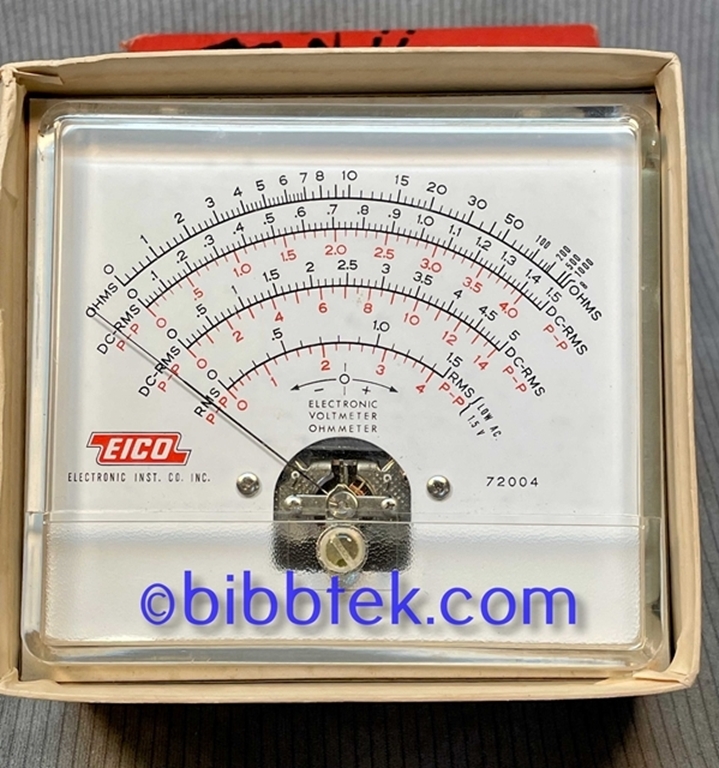 Afbeelding van Eico Meter 72004, NOS, for Volt-Ohmmeter