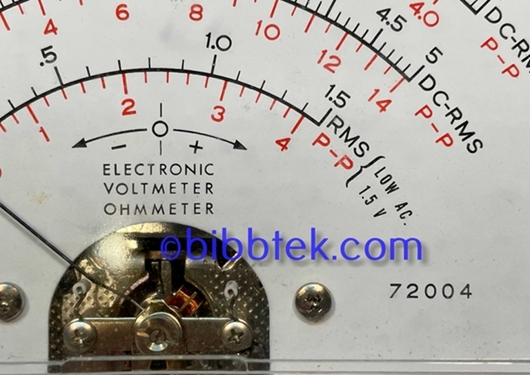 Afbeelding van Eico Meter 72004, NOS, for Volt-Ohmmeter