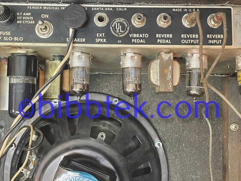 Image sur 1967 Fender Princeton Reverb, sn A18544.
