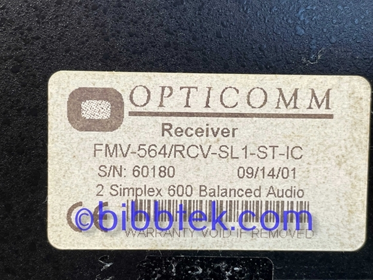 Afbeelding van Opticomm FMV type Transmitter and Receivers, set of 4.