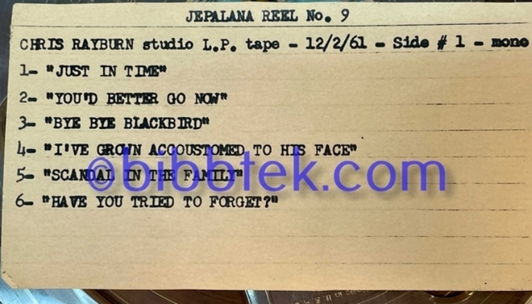 Image sur Jepalana Studio Masters,  35 7" reels from Associated Recording Studios. SOLD OUT.