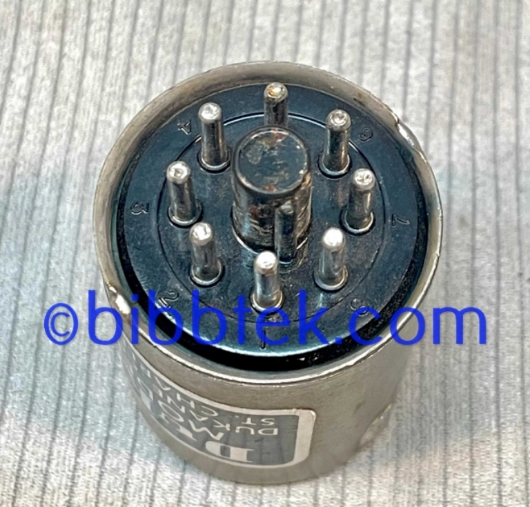 Picture of Dukane Model 3A55 MIc input transformer, for Dukane 1E460A tube amplifier.